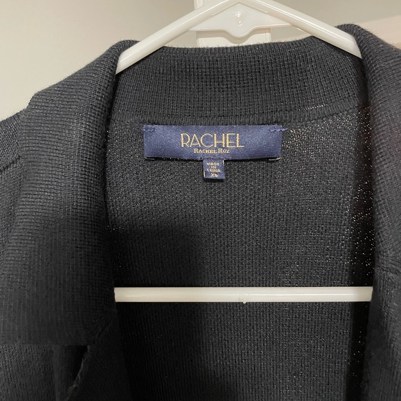 Rachel Roy Collar Open Front Cardigan - Picture 4 of 5